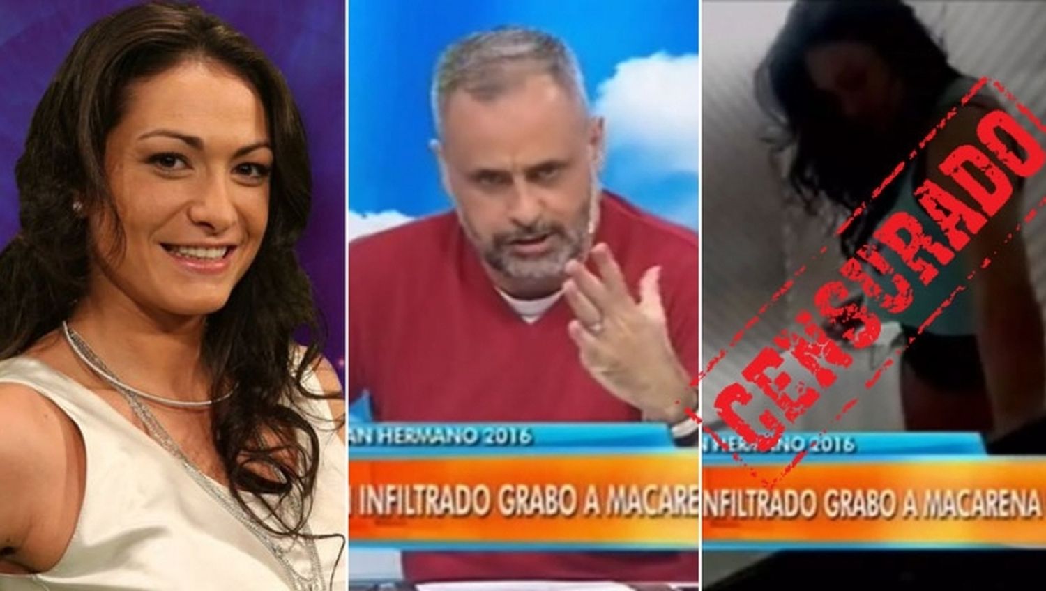 Escándalo: filtran video de Macarena Pérez en el baño de GH