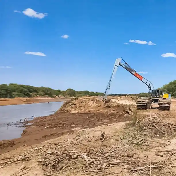 Obras hídricas: avanzarán con la ampliación de escurrimiento superficial del río Pilcomayo