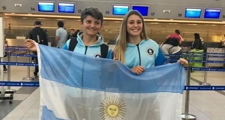 Francina Paz y Francisco Gómez volaron a Bahamas al Norteamericano de Optimist