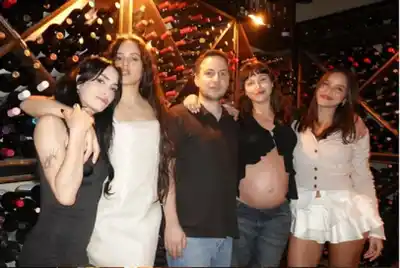 Rosalía disfrutó de la noche porteña junto a Lali Espósito, Emilia Mernes y Úrsula Corberó