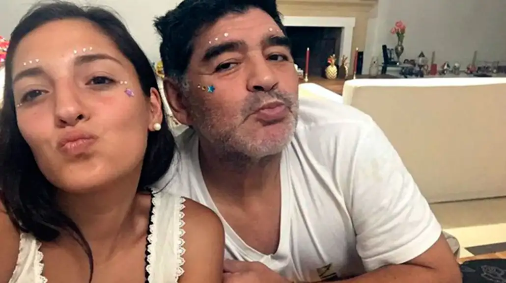 El saludo de Diego Maradona a Jana en su cumpleaños