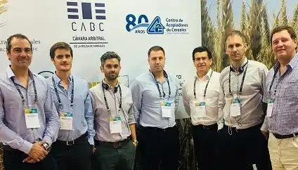 Delegación de Acopiadores en un congreso internacional sobre trigo que se lleva a cabo en Brasil