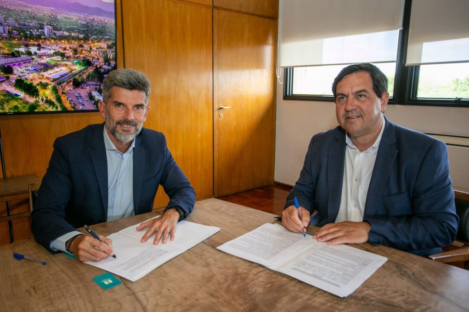 Reconquista firmó un convenio de colaboración recíproca con la ciudad de Mendoza