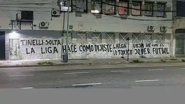 Marcelo Tinelli fue amenazado a través de una pintada