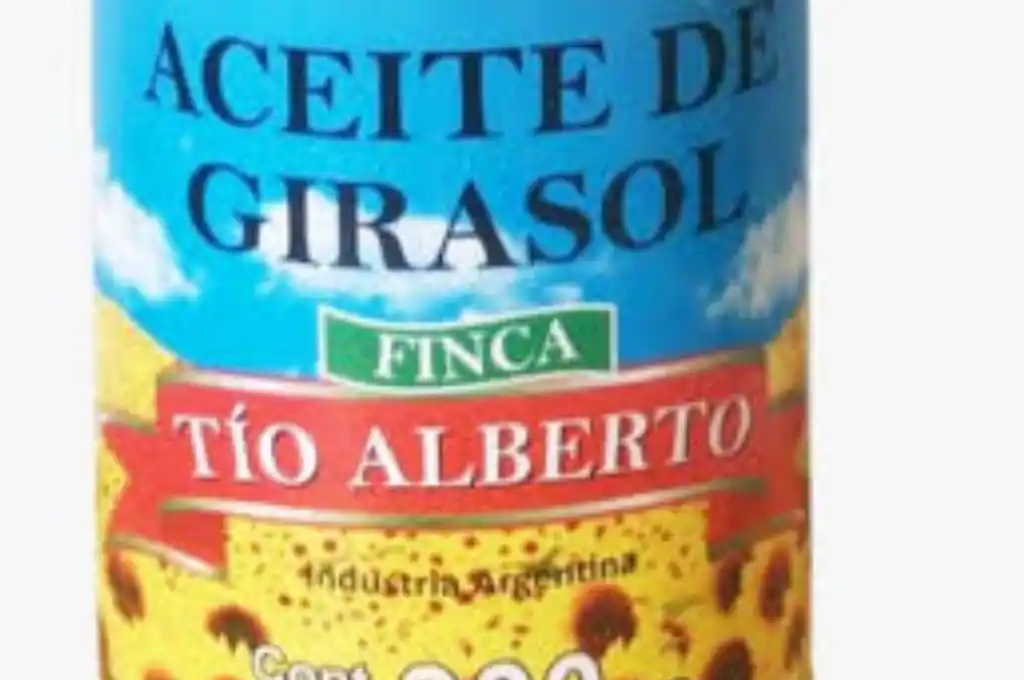 Anmat prohibió la comercialización de aceite de girasol “Finca Tío Alberto”