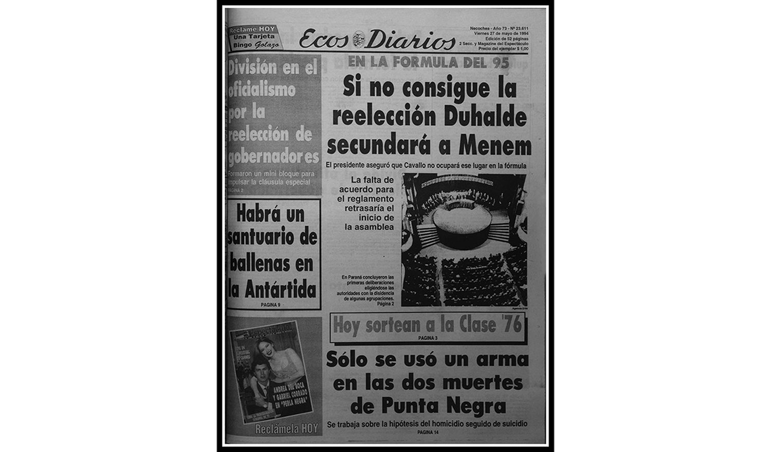 Viernes 27 mayo de 1994