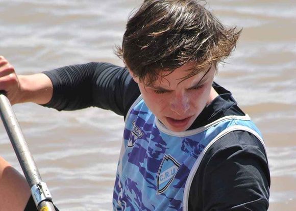 Valentino Ferrier se consagró Campeón Sudamericano de Canotaje
