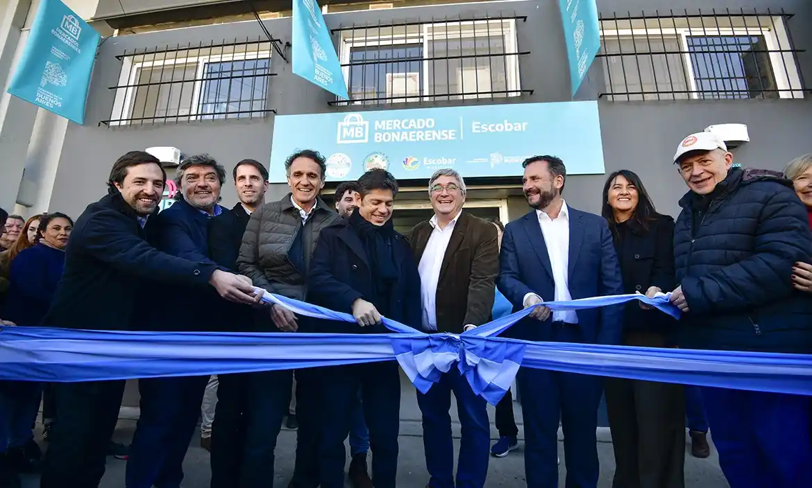 Kicillof y Katopodis inauguraron un nuevo Mercado Bonaerense Fijo