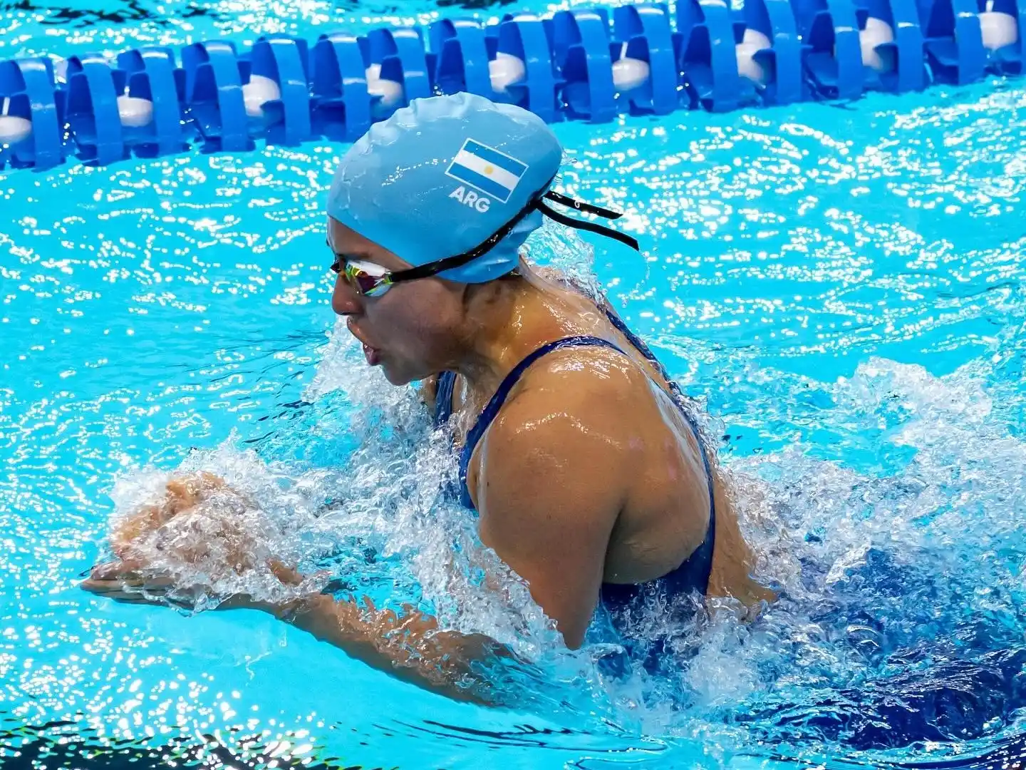 Catalina Acacio en su debut por los Panamericanos Juniors (Fotos: Peri Soler)