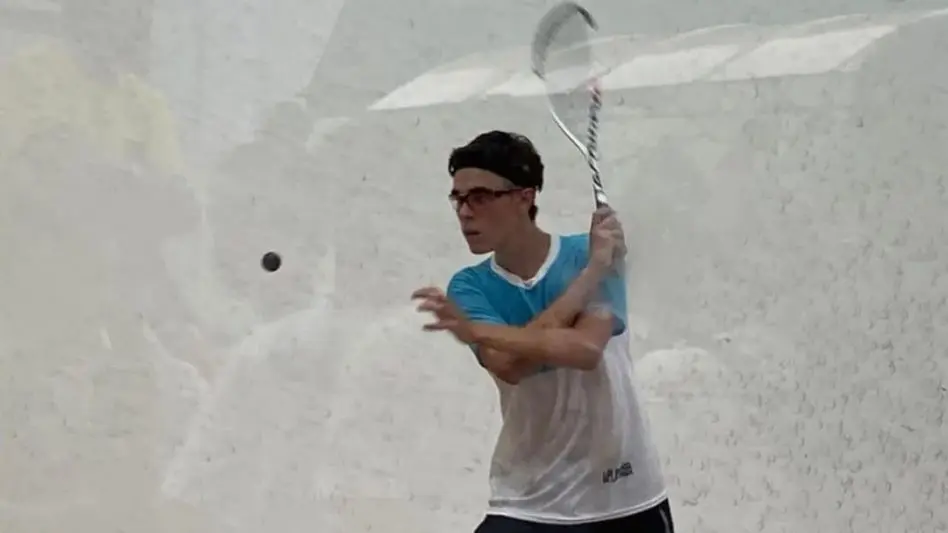 Ramiro Albelo, uno de los marplatenses convocados para el Panamericano Juvenil de Squash