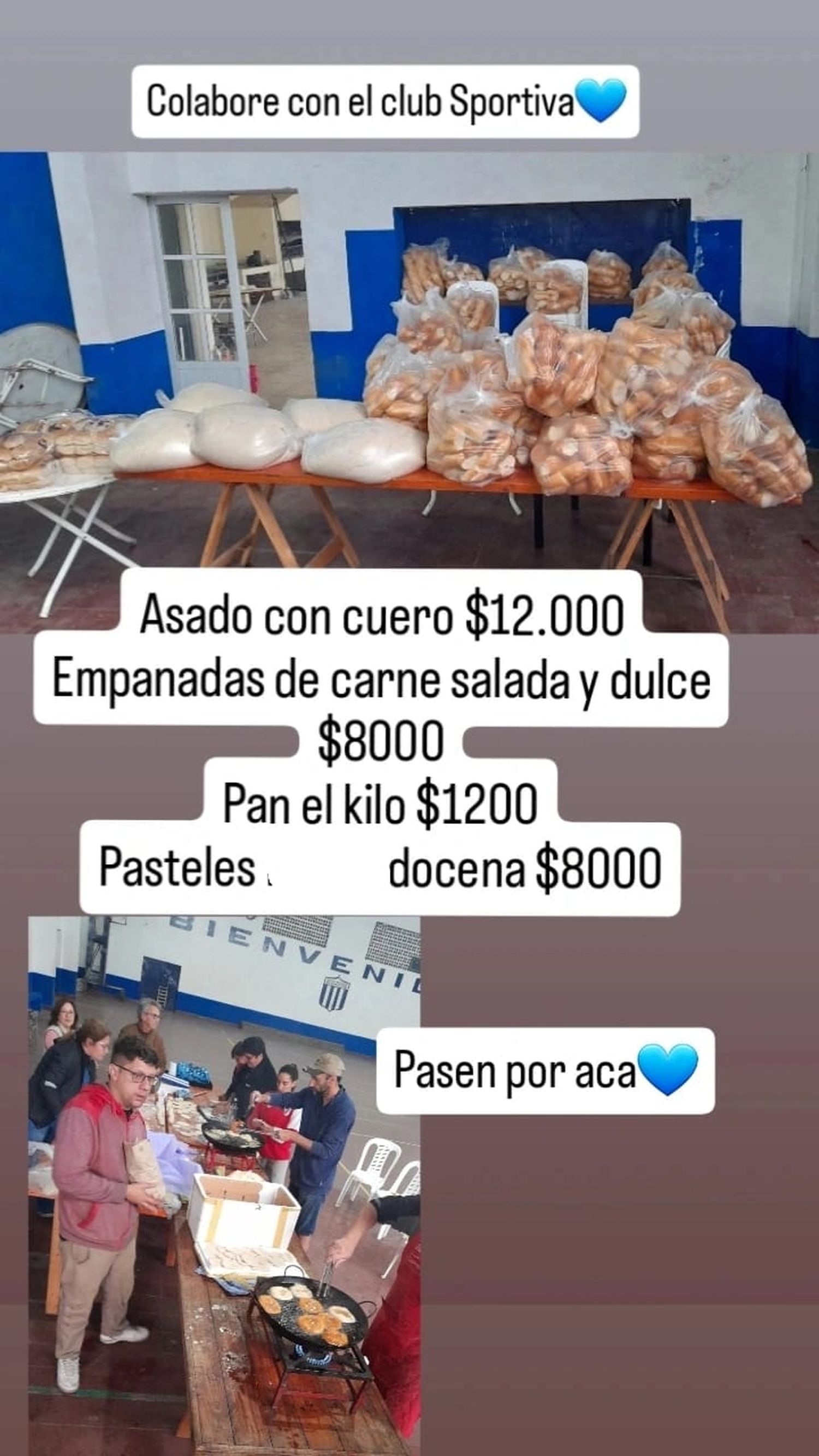 Se encuentran a la venta las elaboraciones gastronómicas de las jioneteadas.