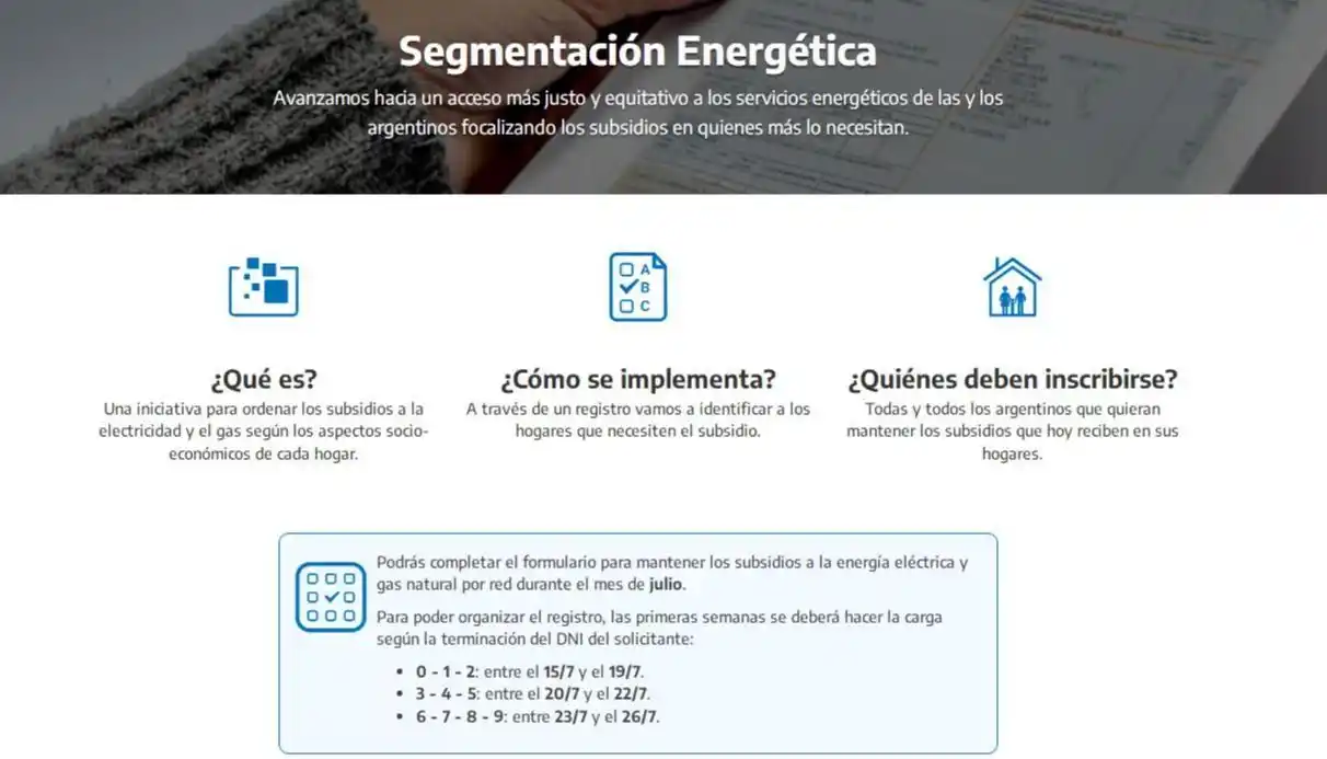 Subsidios a las tarifas de luz y gas: Múltiples inconvenientes para completar el formulario en el interior del país