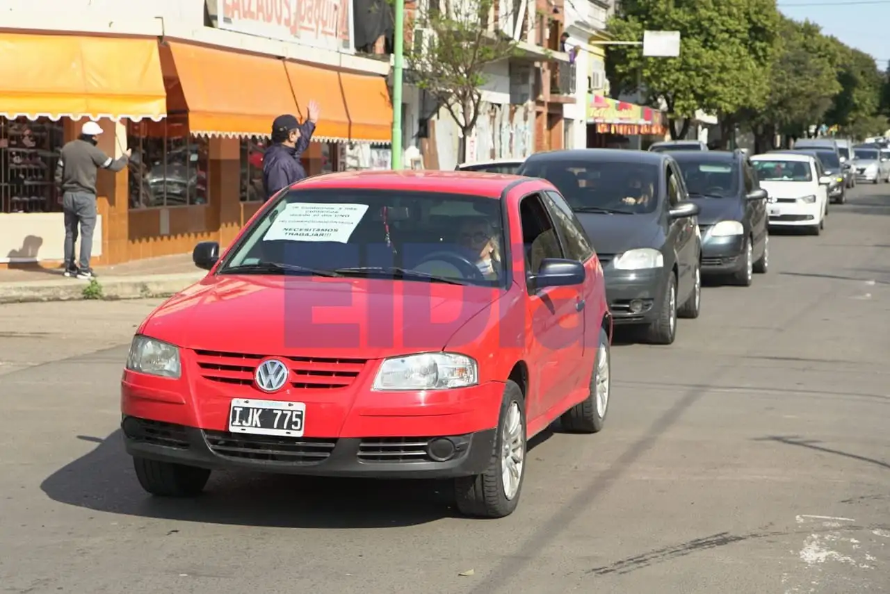 Los comerciantes de Gualeguaychú realizaron un bocinazo para "poder trabajar"