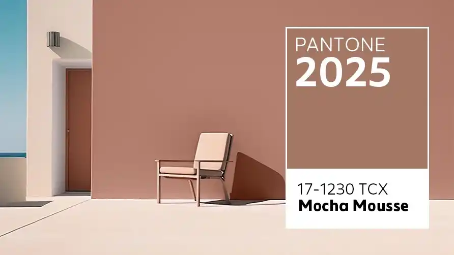 El COLOR TENDENCIA para 2025: MOCHA MOUSSE (+Video)