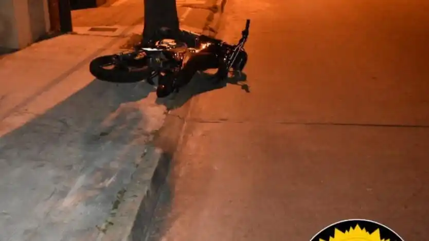 Dos menores resultaron heridos en un accidente de moto en Diamante