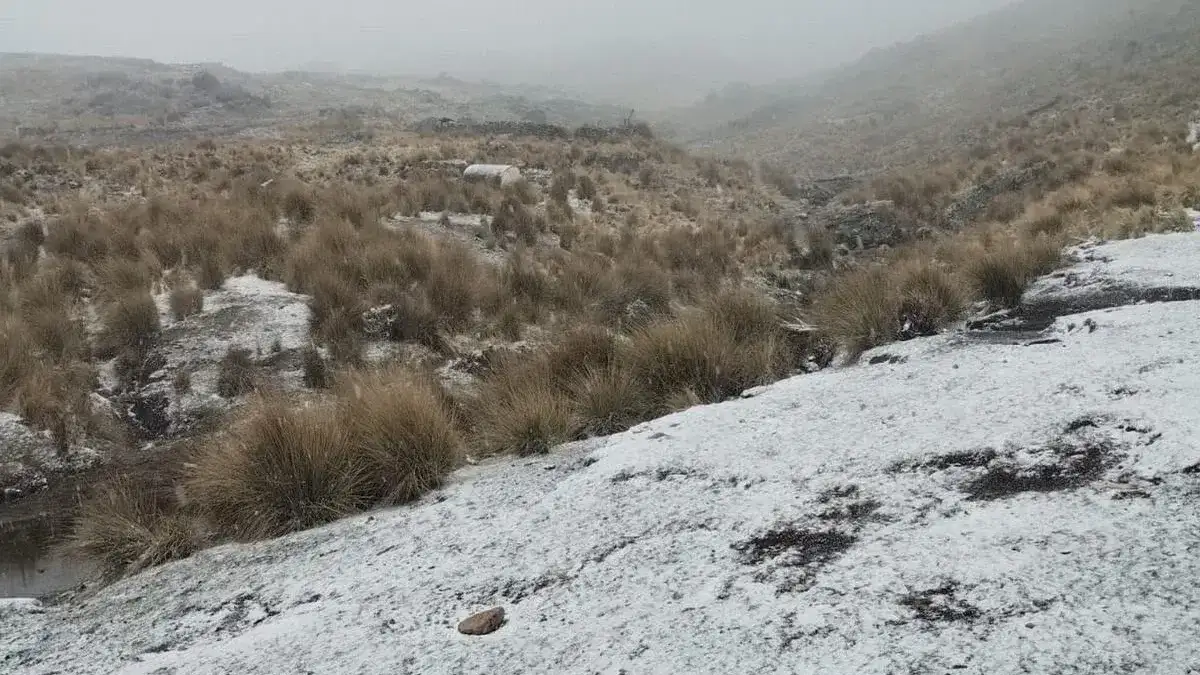 Nevó en Córdoba y reforzaron los controles en las sierras