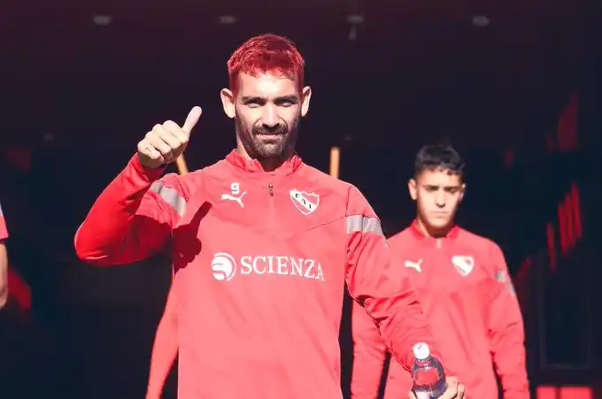 Cauteruccio, el goleador de Independiente.