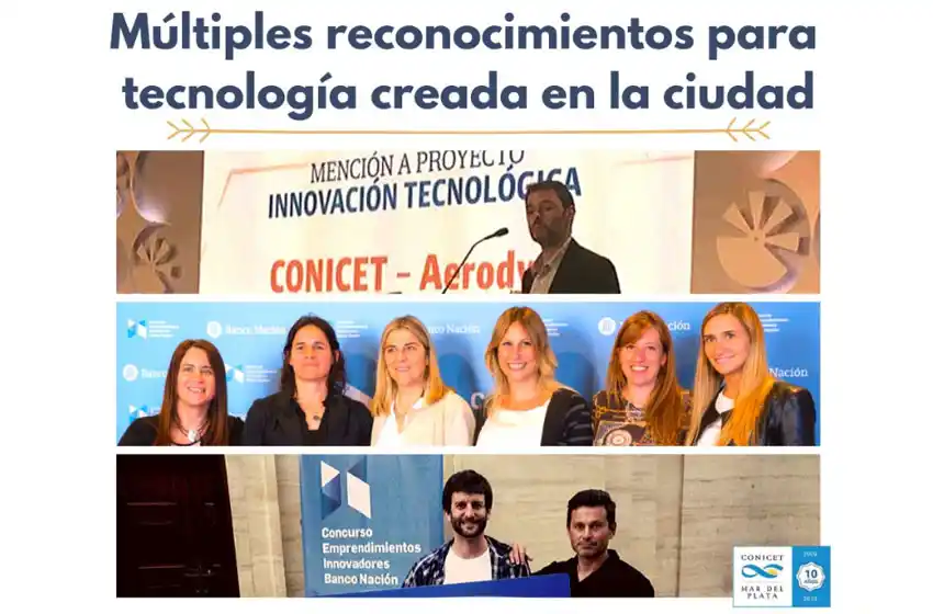 Tres proyectos marplatenses fueron reconocidos por sus aportes a la tecnología