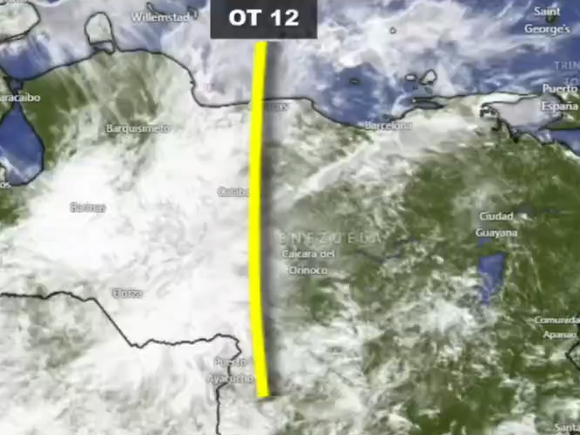 ONDAS TROPICALES 11 y 12 atraviesan el país y causan lluvias