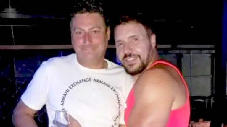 Salvador Altamura y Darío Rubén Dening, su amigo acusado de matarlo.