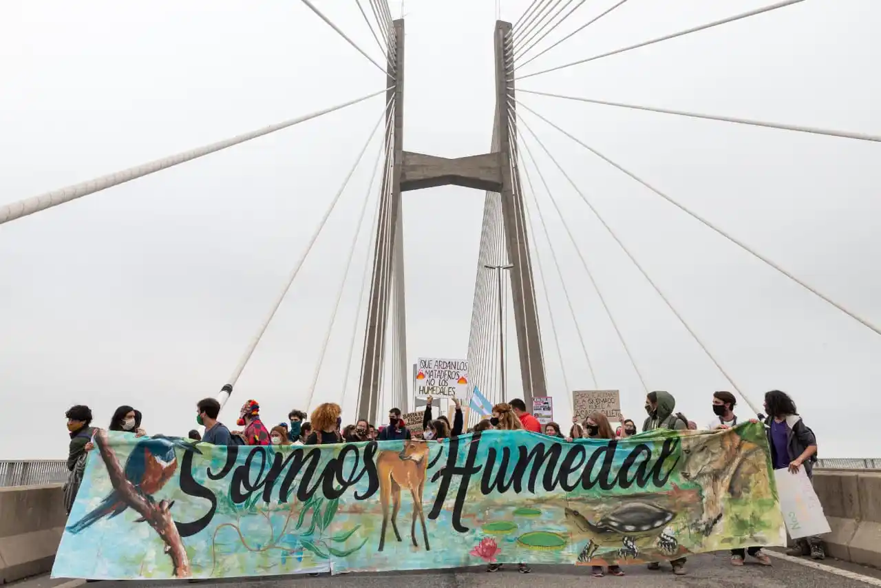 Convocan a un nuevo corte en el puente Rosario-Victoria para reclamar por la Ley de Humedales