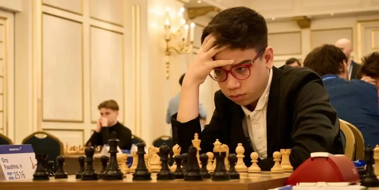 Faustino Oro, el argentino de 12 años de edad, quedó a una victoria de ser el Gran Maestro más joven de la historia