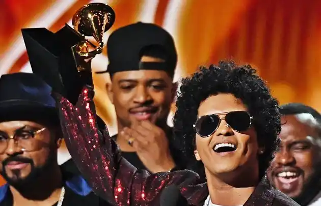 Bruno Mars, el gran ganador de los Grammy
