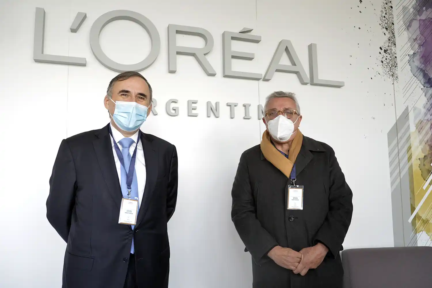 Tigre: Zamora recorrió la planta de L’Oreal y destacó el compromiso social y ambiental de la empresa