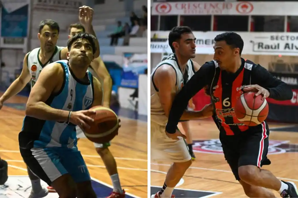 Gian Franco Nicotra (Juventud) y Mauricio Pane (Central).