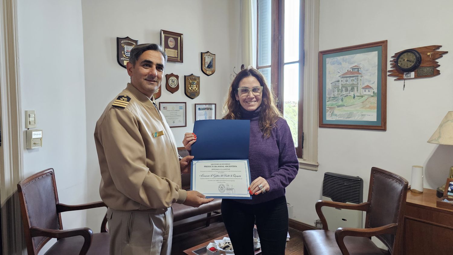 diploma de la amistad