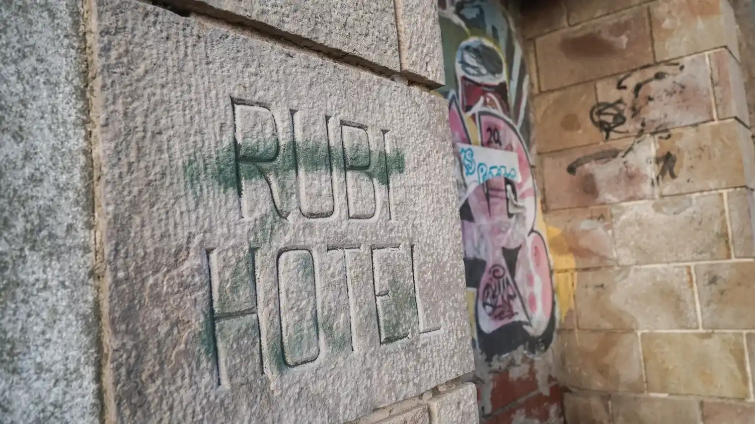 Rubí. Se llamaba el hotel que funcionó previo a la Atlántica