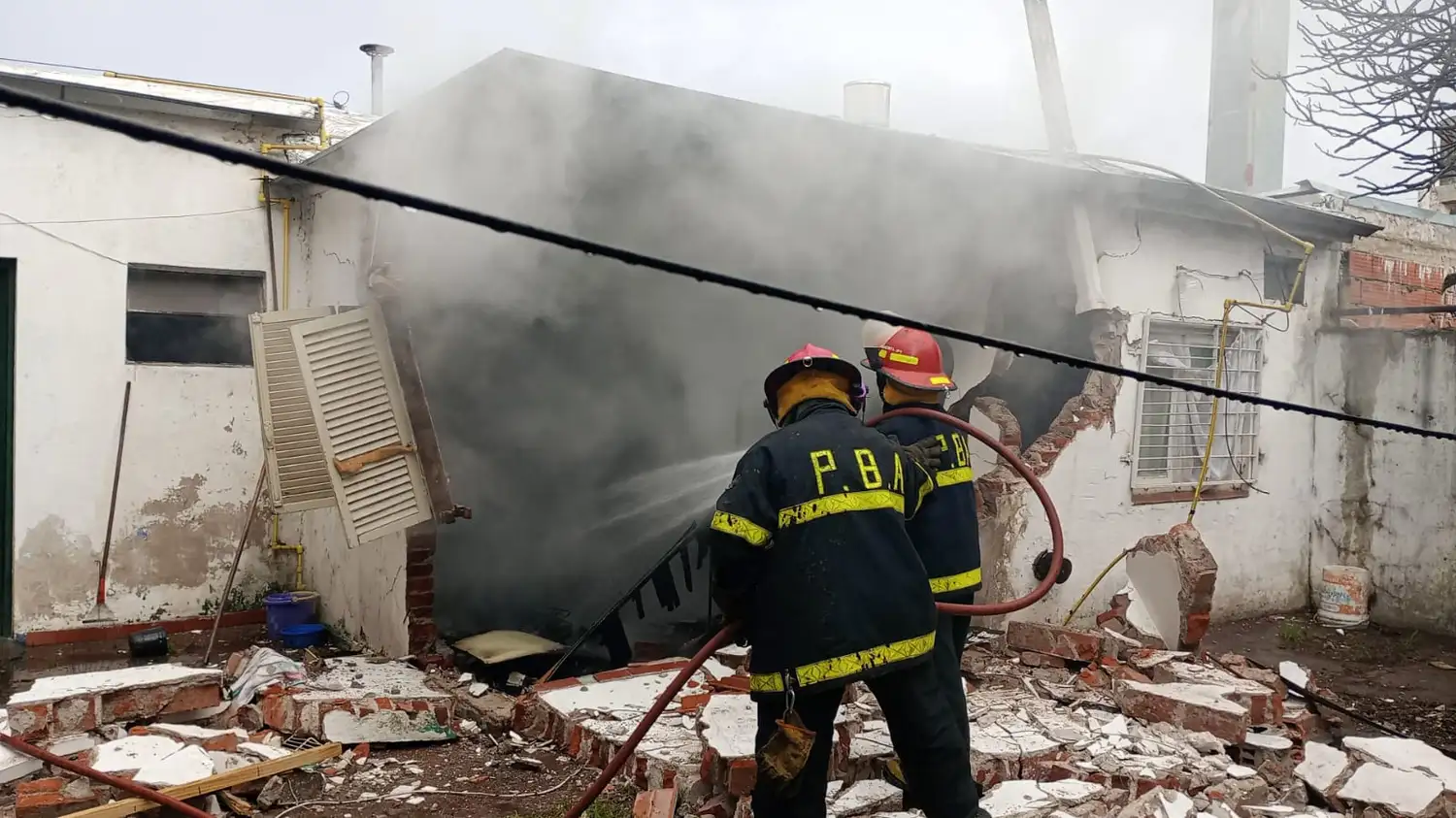 Importante explosión de una cocina en el barrio San José