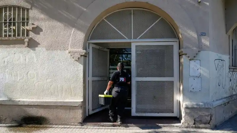 Fue encontrado en el ingreso al edificio de Desarrollo Social