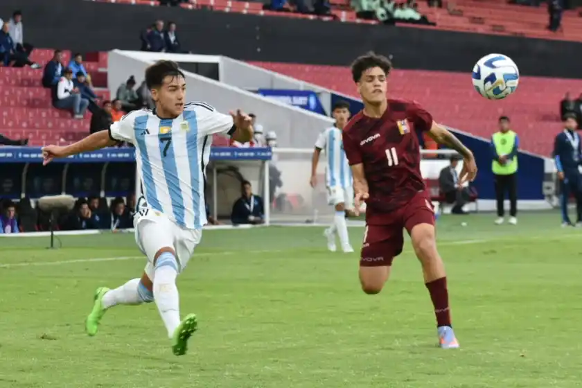 Argentina venció a Venezuela y quedó a tiro de la clasificación al Mundial Sub 17