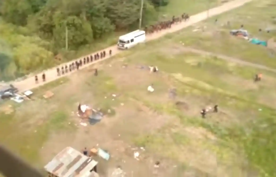 Video: Desalojaron el predio de Merlo que fue ocupado en diciembre