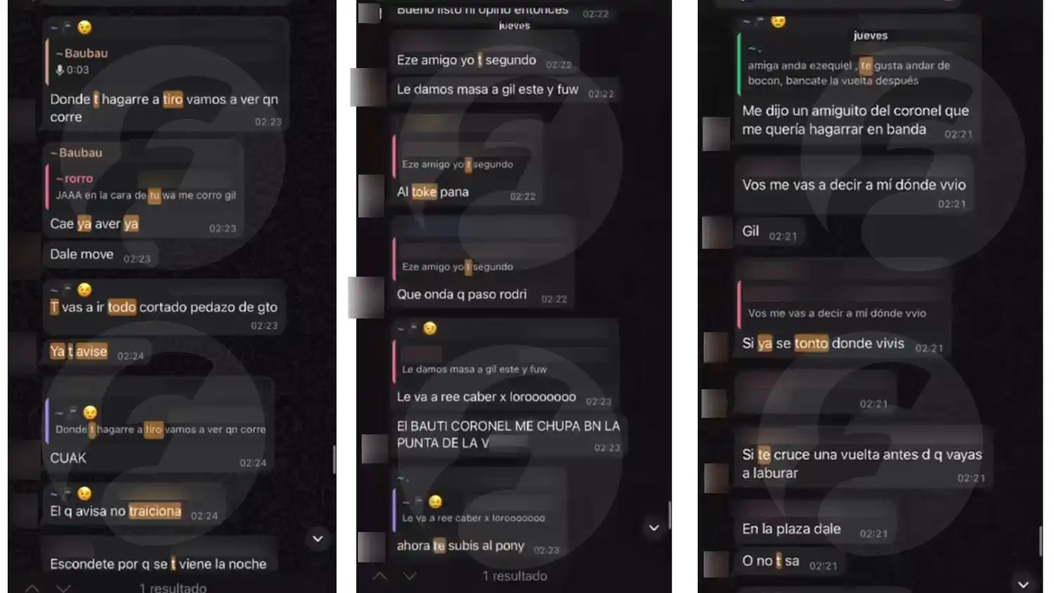 "Voy a aparecer con un fierro afuera de tu casa": los terribles mensajes en el grupo de chicos que protagonizaron la pelea mortal