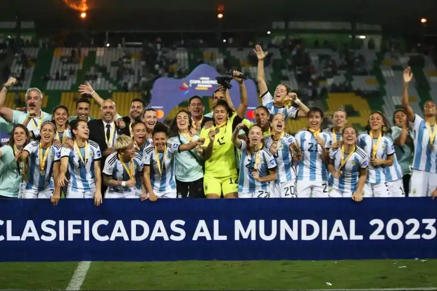 La Selección Femenina de fútbol estará en el Mundial (AFP)