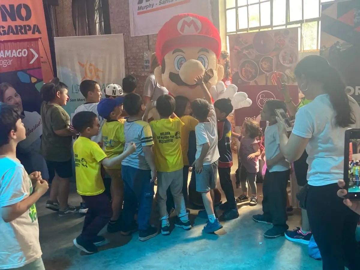 Buena cantidad de niños se sumaron a la propuesta.