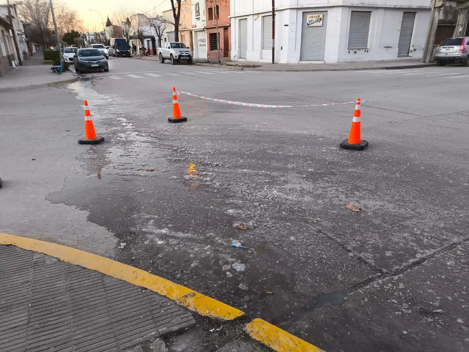 Fuerte helada y grados bajo cero en Necochea y la zona
