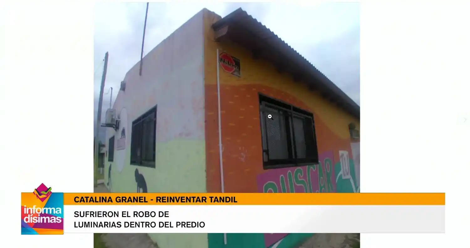 Reinventar Tandil sufrió el robo de luminarias dentro del predio