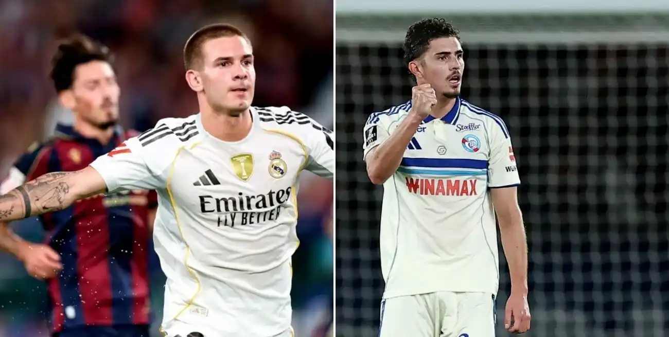 Franco Mastantuono y Joaquín Panichelli.