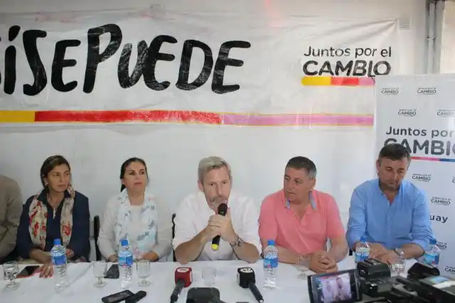 Frigerio se presentó ayer en nuestra ciudad.
