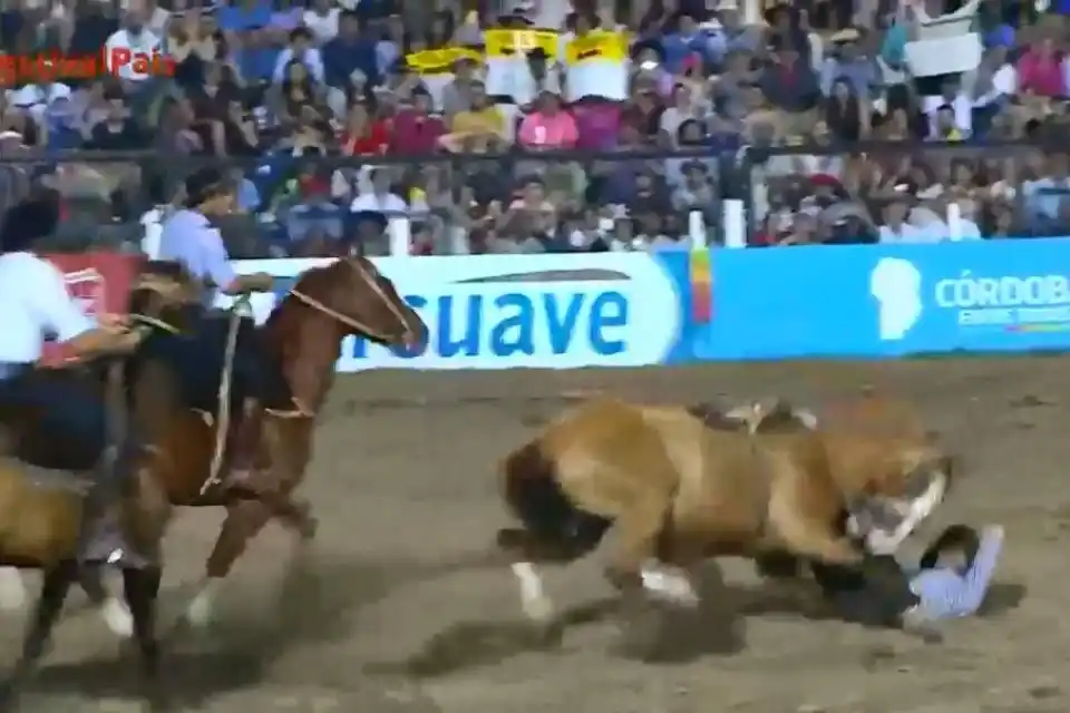 Sigue grave el jinete entrerriano accidentado en Jesús María: fue operado 