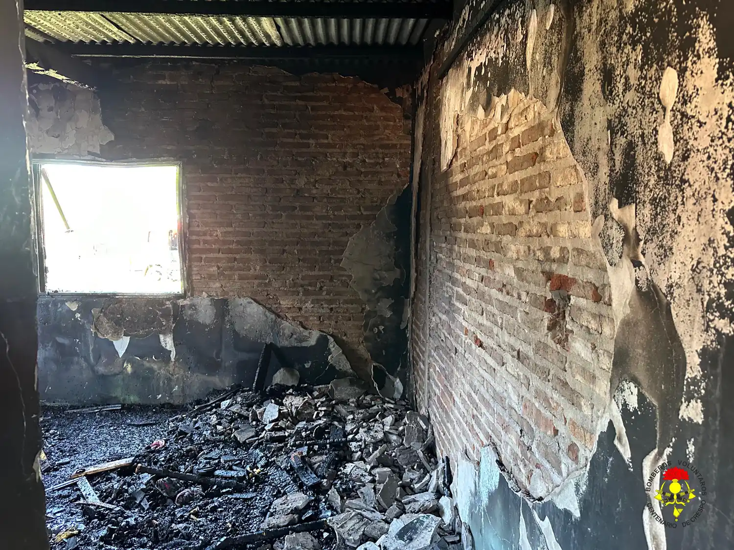 Incendio en una vivienda de calle Lavalle movilizó a los bomberos