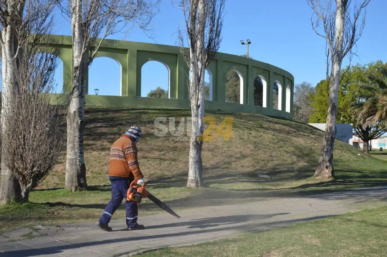 El espacio público, escenario de un violento episodio.