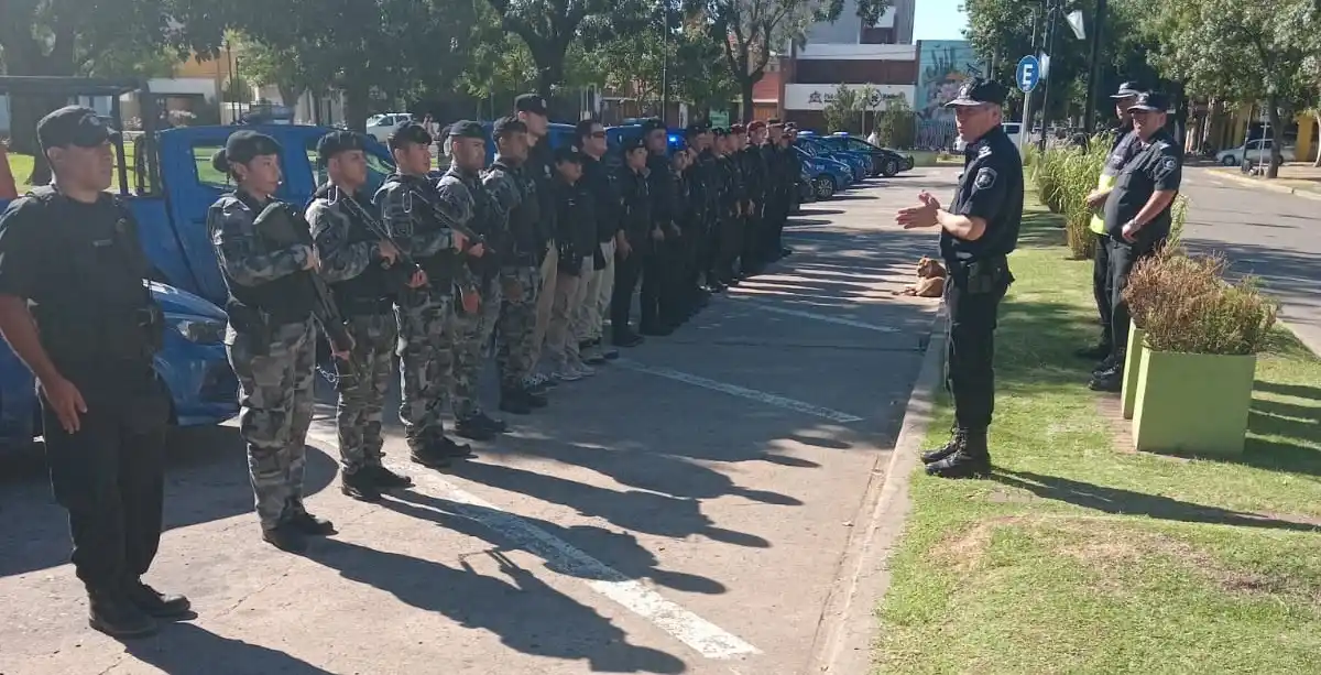 Fuerzas de seguridad formaron parte del operativo de saturación.