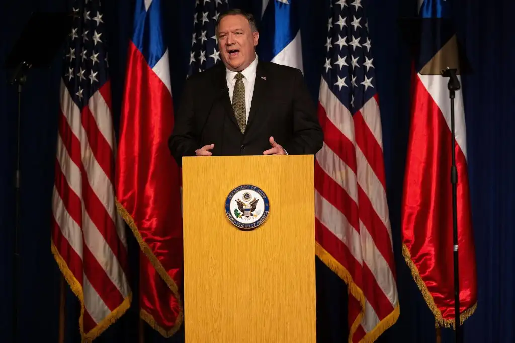 Mike Pompeo inició en Chile su recorrida por Sudamérica