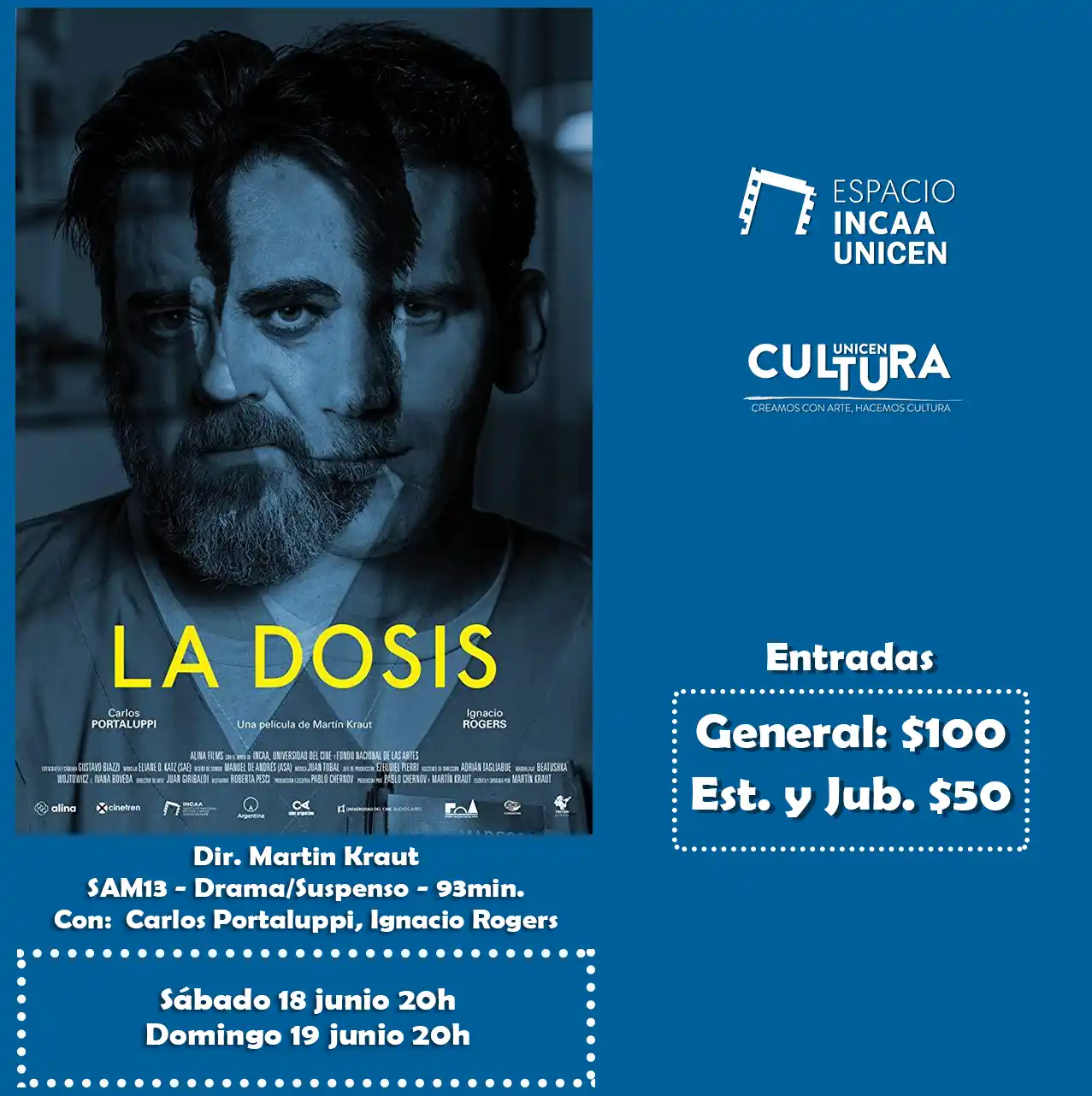Cartelera INCAA UNICEN
