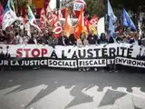 Masivas manifestaciones en las calles de Francia para rechazar la política de ajuste