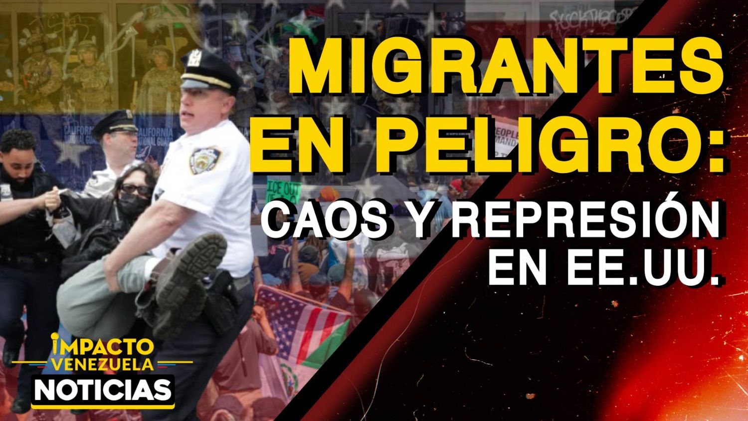 MIGRANTES EN PELIGRO: caos y represión en EE. UU. – VIDEO